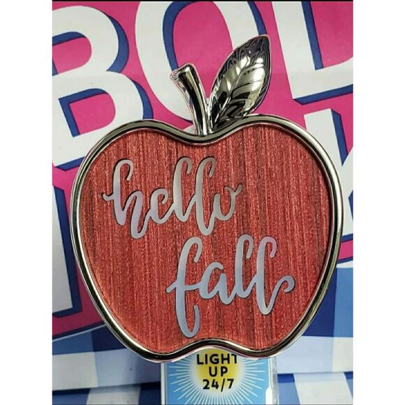 BBW Hello Fall Light Up Fragrance Wallflower Plug In Home Scent Decor - Picture 2 of 2